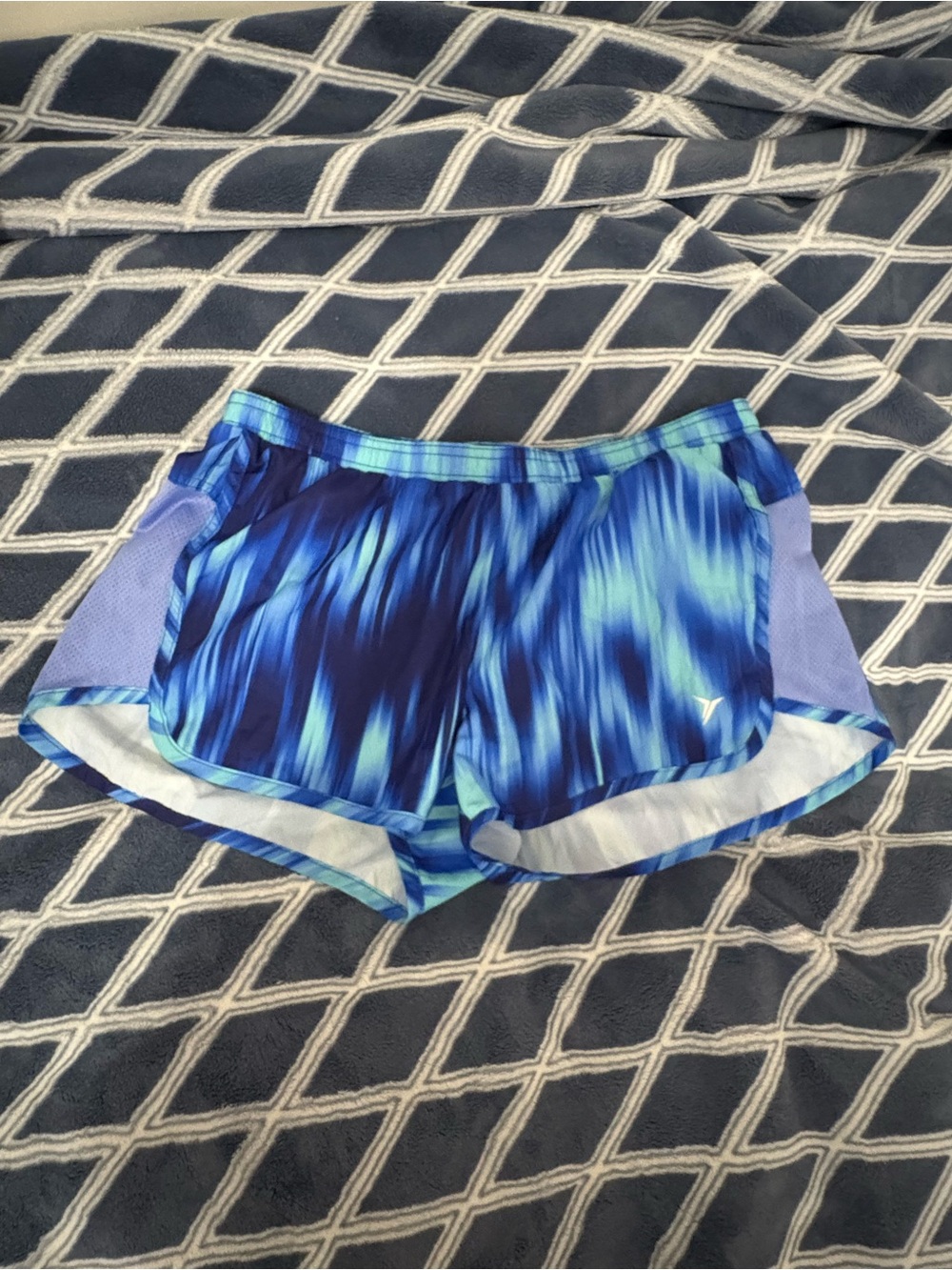 Old Navy Blue Multitone Athletic Shorts